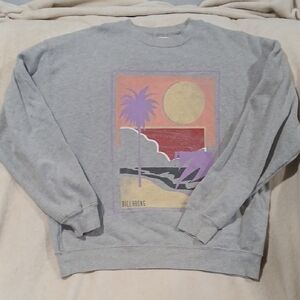Billabong Gray Graphic Men's Sweater
